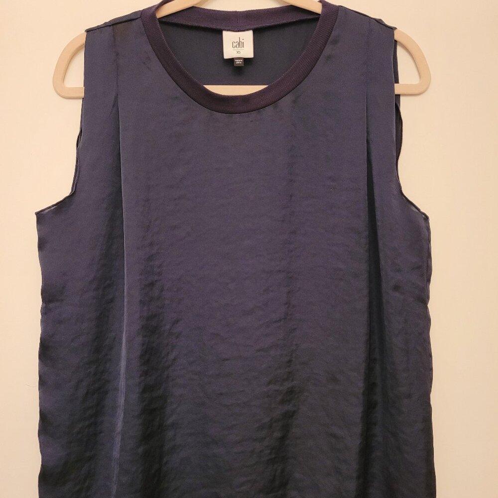 Cabi Complete Sleeveless Top #6311  Size XS  Dark Navy